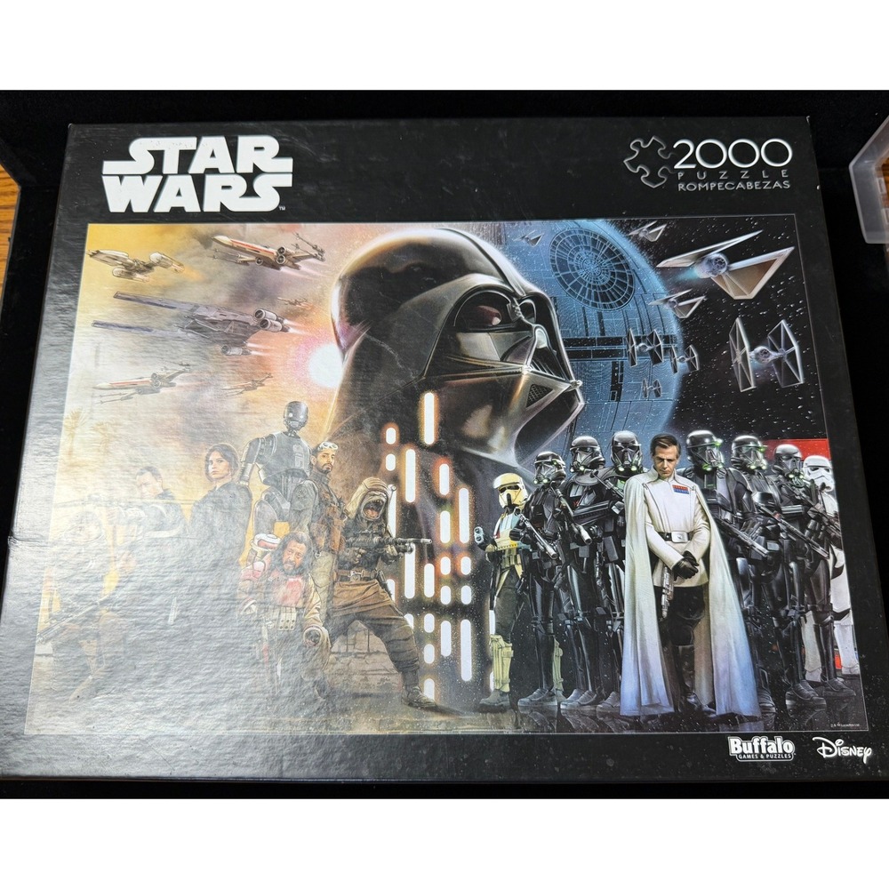 Buffalo Games Star Wars 2000 Piece Jigsaw Puzzle Darth Vader Death Star SEALED
